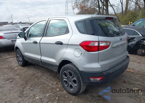 2021 Ford Ecosport S из США, поврежденный, VIN MAJ6S3FL7MC416645